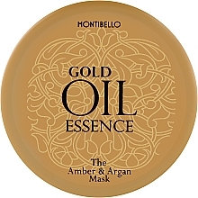 Hair Mask - Montibello Gold Oil Essence The Amber And Argan Mask — photo N1