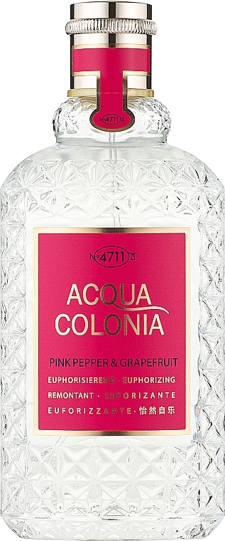 Maurer & Wirtz 4711 Acqua Colonia Pink Pepper & Grapefruit - Eau de Cologne — photo N1