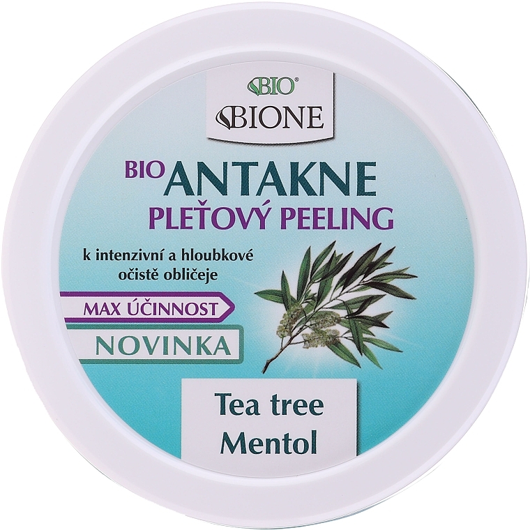 Face Peeling - Bione Cosmetics Antakne Facial Peeling Tea Tree and Menthol — photo N4