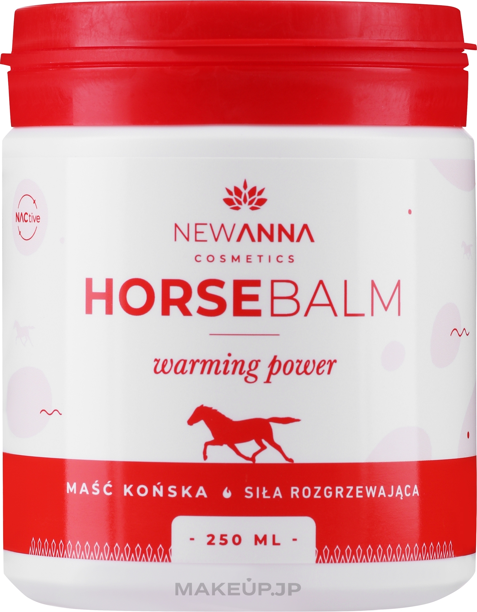 Warming Body Balm 'Horse Power' - New Anna Cosmetics Horse Balm Warming Power — photo 250 ml