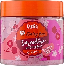 Fragrances, Perfumes, Cosmetics Peeling Shower Gel "Cherry" - Delia Dairy Fun