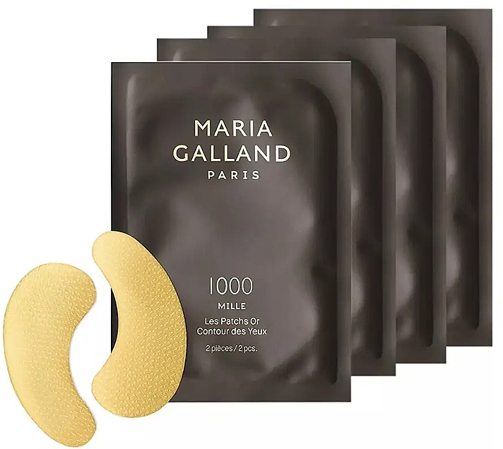 Gold Eye Patches - Maria Galland Paris 1000 Mille Eye Contour Patches — photo N1