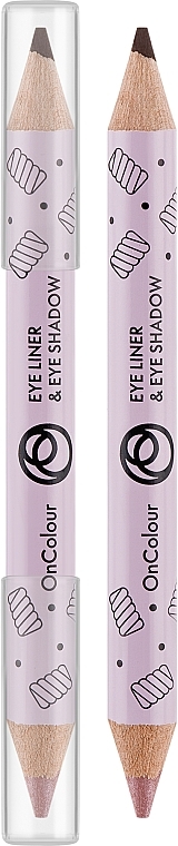 Double Sided Eyeliner - Oriflame OnColour Eye Liner And Eye Shadow — photo N1