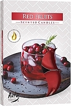 Red Fruit Tealight Set - Bispol Red Fruits Scented Candles — photo N1