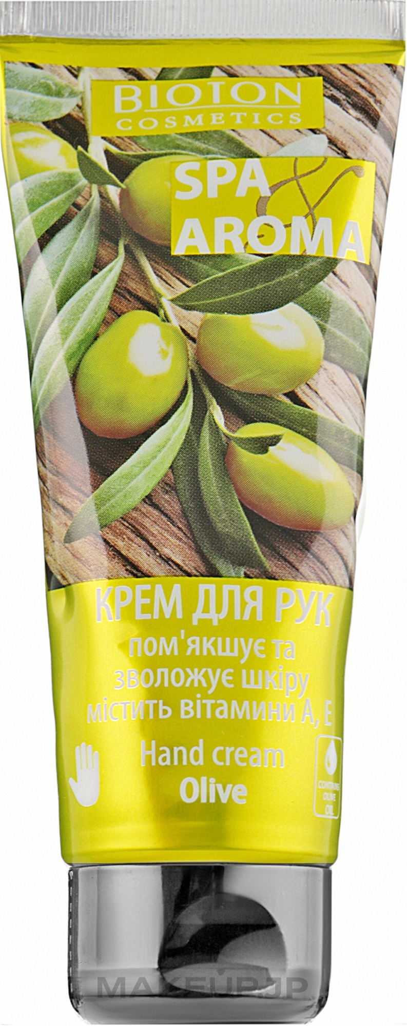 Olive Oil Hand Cream "SPA Care" - Bioton Cosmetics Spa & Aroma Olive Hand Cream — photo 75 ml