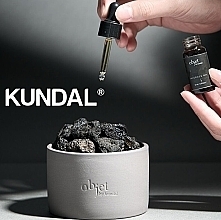 Volcanic Stone Diffuser 'Grassy Flower' - Kundal Object By Kundal Perfume Volcanique Stone Diffuser — photo N4