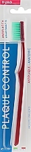 Fragrances, Perfumes, Cosmetics Plaque Control Toothbrush, hard, burgundy - Piave Toothbrush Hard