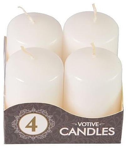 Candle Set, white - Admit Votive Candles — photo N1