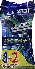 Disposable Shaving Razor, 10 pcs - Lezo Super+ — photo N1