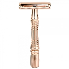 Shaving Razor, golden + case - Deni Carte — photo N2