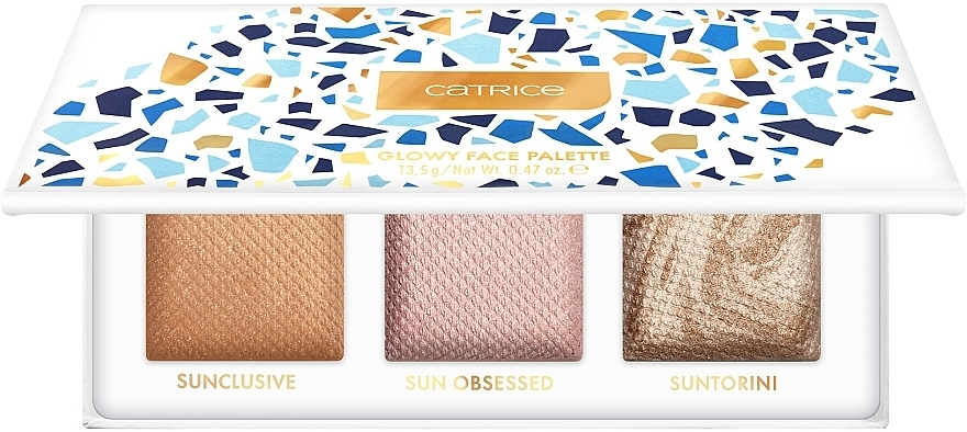 Face Highlighter Palette - Catrice Summer Obsessed Glowy Face Palette — photo N1