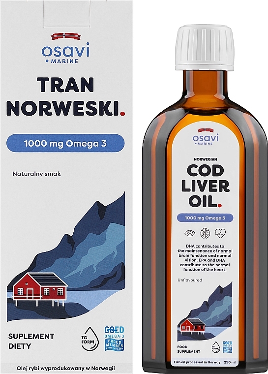 Cod Liver Oil Dietary Supplement - Osavi Cod Liver Oil 1000 Mg Omega 3 — photo N2