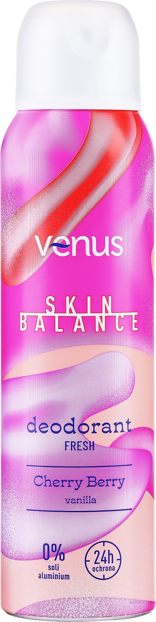 Red Fruit & Vanilla Deodorant Spray - Venus Skin Balance Red Fruit & Vanilla Energy Deodorant — photo 150 ml