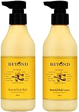 Fragrances, Perfumes, Cosmetics Set - Beyond Butterful Body Set (wash/250ml + lot/200ml)