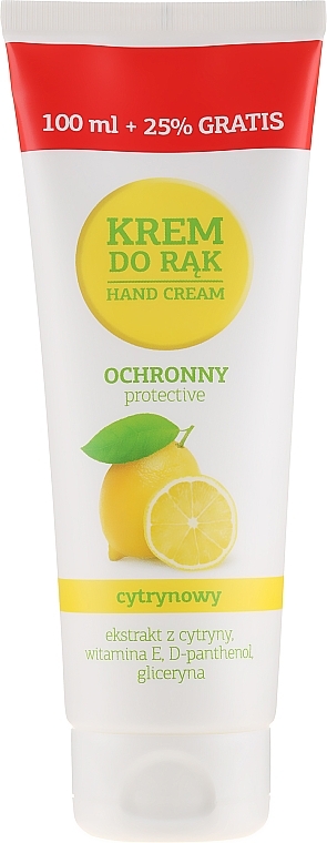 Protective Lemon Hand Cream - VGS Polska Hand Cream — photo N1