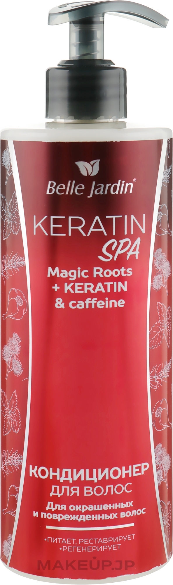 Colored & Damaged Hair Conditioner - Belle Jardin Keratin SPA Magic Roots + Keratin & Caffeine — photo 500 ml