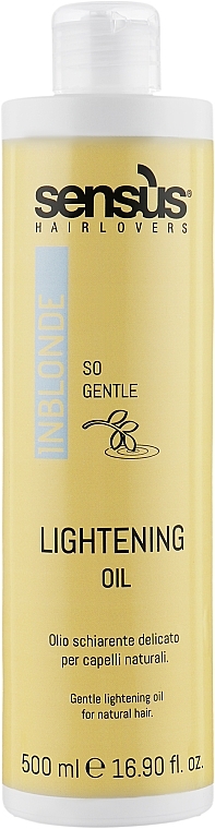 Lightening Hair Oil - Sensus InBlonde Lightening Oil — photo N1