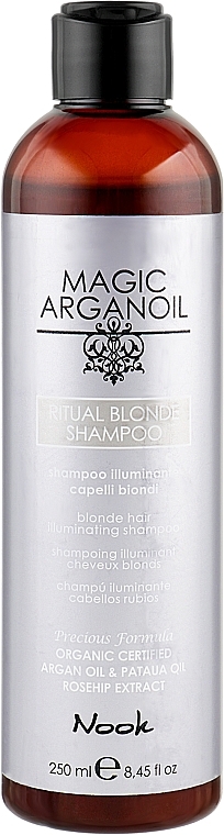 Blonde Hair Radiance Shampoo - Nook Magic Arganoil Ritual Blonde Shampoo — photo N1
