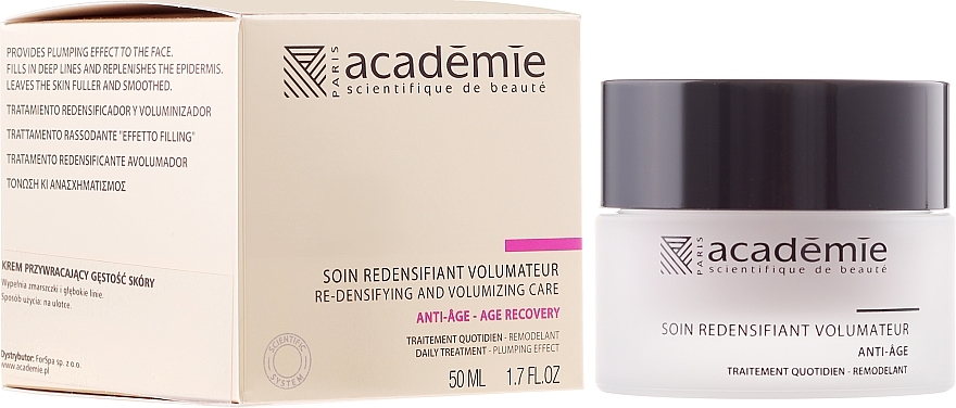 Re-Modeling Repair Face Cream - Academie Age Recovery Re-Densifying & Volumizing Treatment — photo N1