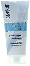 Fragrances, Perfumes, Cosmetics Facial Express Peeling with Diamond Powder - Markell Cosmetics Anti Age Program Lux