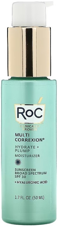 Moisturising Face Cream Gel - RoC Multi Correxion Hydrate + Plump Moisturiser SPF30 — photo N1