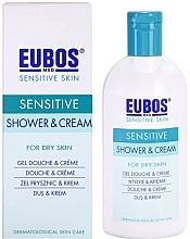 Shower Cream - Eubos Med Sensitive Skin Shower & Cream For Dry Skin — photo N2