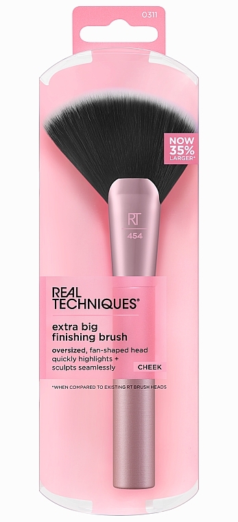 Contouring Brush, 454 - Real Techniques Contour Brush Extra Big Finishing Brush — photo N1