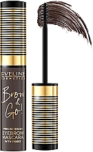 Brow Mascara - Eveline Cosmetics Brow & Go!Eyebrow Mascara — photo N2