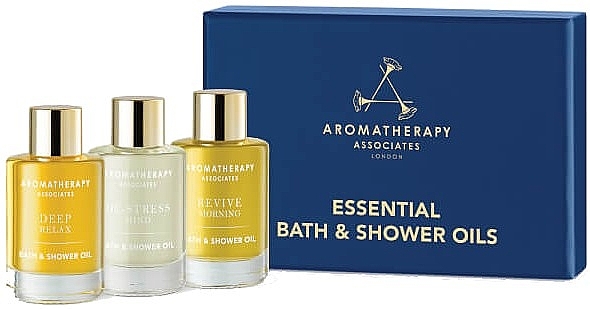 Set - Aromatherapy Associates Essentials Bath & Shower Oil (sh/bath/oil/3x9ml) — photo N1