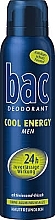 Fragrances, Perfumes, Cosmetics Deodorant - Bac Cool Energy 24h Deodorant