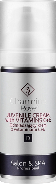 Rejuvenating Vitamin C & E Cream - Charmine Rose Salon & SPA Professional Juvenile Cream With Vitamins C + E — photo N1