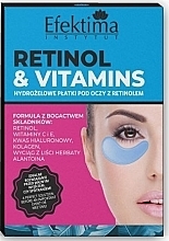 Fragrances, Perfumes, Cosmetics Hydrogel Eye Patches - Efektima Instytut Retinol & Vitamins Hydrogel Eye Pads With Retinol