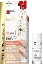 Fragrances, Perfumes, Cosmetics Strengthening Nail Polish 6 in 1 - Eveline Cosmetics Nail Therapy Professional