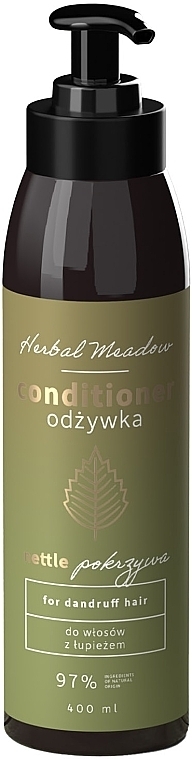 Anti-Dandruff Hair Conditioner 'Nettle' - HiSkin Herbal Meadow Conditioner Nettle — photo N1