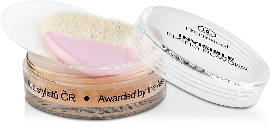 Transparent Setting Powder - Dermacol Invisible Fixing Powder — photo N4