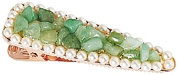 Fragrances, Perfumes, Cosmetics Hair Clip "Aventurine" - Crystallove Aventurine Hair Clip