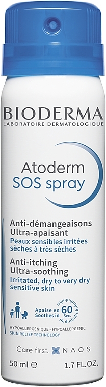 Body Spray - Bioderma Atoderm SOS Spray — photo N1