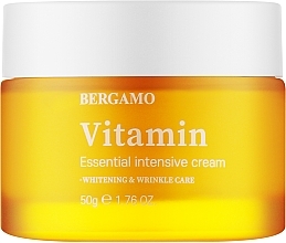 Fragrances, Perfumes, Cosmetics Vitamin Face Cream - Bergamo Vitamin Essential Intensive Cream