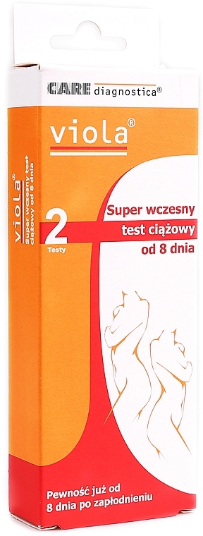 Super Early Pregnancy Test, from 8 day, 2 pcs. - Farmabol Viola Super Early Test — photo N1