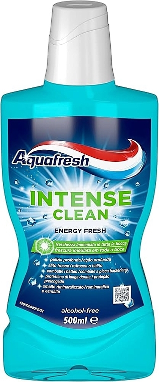 Intense Clean Mouthwash - Aquafresh Intense Clean Energy Fresh — photo N1