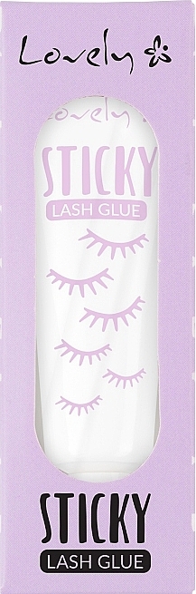 Glue for False Lashes - Lovely Sticky Lash Glue — photo N1