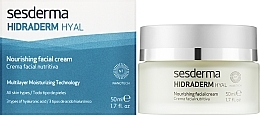 Nourishing Face Cream - SesDerma Laboratories Hidraderm Hyal Nourishing Facial Cream — photo N2