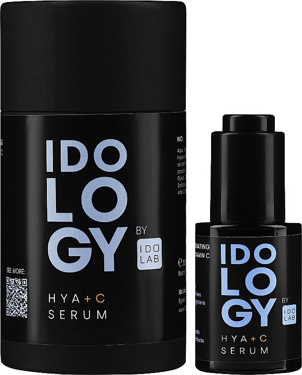 Face Serum with Hyaluronic Acid & Vitamin C - Idolab Idology HYA + Vit C Serum — photo N3