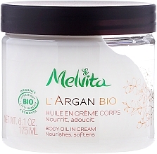 Body Cream - Melvita L'Argan Bio Body Oil In Cream — photo N1