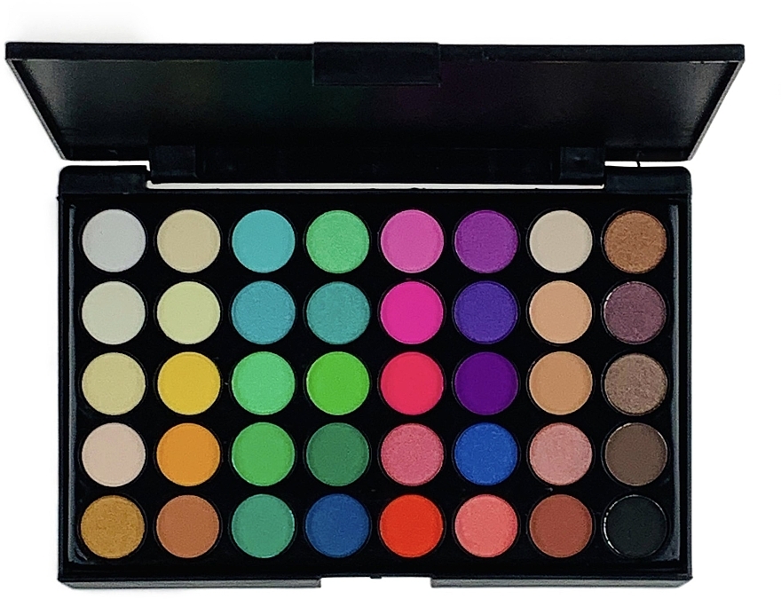 Professional Eyeshadow Palette 40-02, 40 shades - King Rose — photo N1