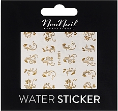 Fragrances, Perfumes, Cosmetics Nail Stickers - Neonail Water Sticker Gold