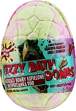 Dino Bath Bomb with Surprise, green-pink with orange scent - Chlapu Chlap Dino Bubble Orangeade Fizzy Bath Bombs — photo N1