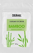 Fragrances, Perfumes, Cosmetics Green Bamboo Hand & Body Sugar Scrub - Courage Bamboo Hands & Body Sugar Scrub (doypack)