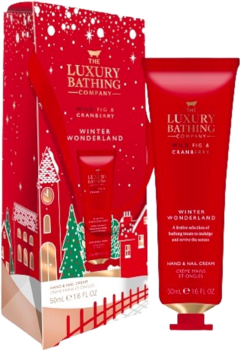 Hand & Nail Cream in Gift Box - Grace Cole The Luxury Bathing Winter Wonderland Wild Fig & Cranberry Deluxe Hand Cream — photo N1