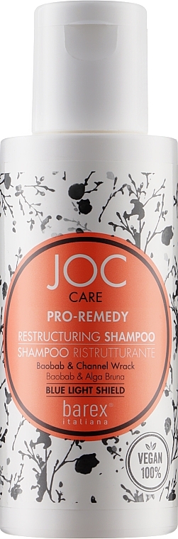 Restructuring Shampoo for Damaged Hair - Barex Italiana Joc Care Shampoo — photo N1